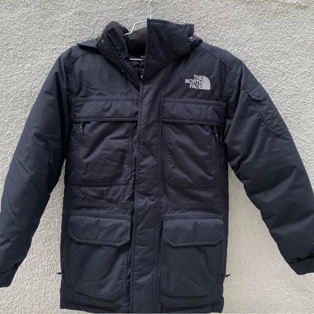 The North Face Men’s goose down black Parka Jacket